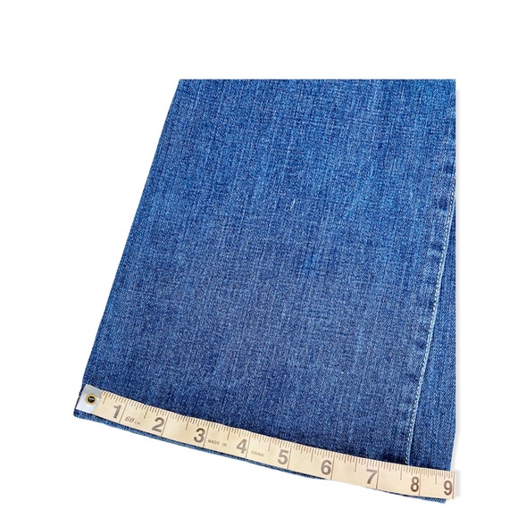 Justice Girls’ Darkwash Flare Leg Jeans 16 - Picture 8 of 9